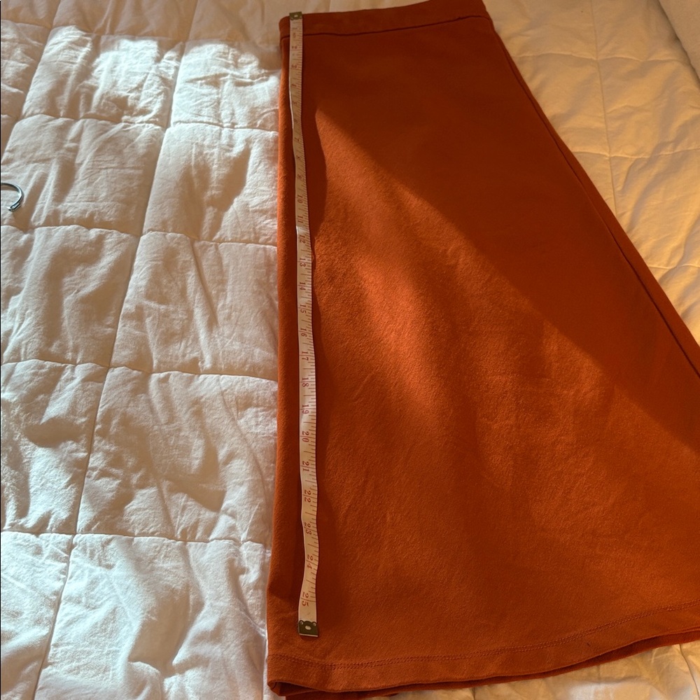 Size 16 Liz Claiborne Burnt Orange skirt - Picture 6 of 6